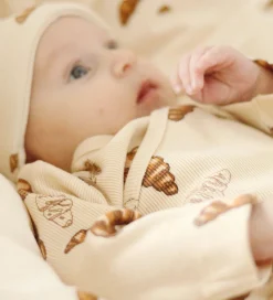 VACVAC Gaveæske - Bukser m. Fødder/Hue/Body l/æ - Rib - Croissan