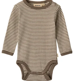 Wheat Body l/æ - Uld - Rib - Lucca - Wood Stripe