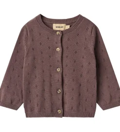 Wheat Cardigan - Strik - Maia - Plum