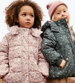 Wheat Dynejakke - Yrsa - Rose Powder Flowers