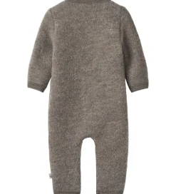 Wheat Køredragt - Uldfleece - Levi - Brown Melange