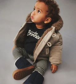 Wheat Leggings - Rib - Jules - Winter Forest Stripe