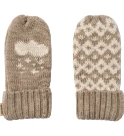 Wheat Luffer - Uld - Jacquard - Towsi - Grey Camel Melange m. Sn