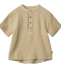 Wheat Skjorte - Musselin - Svend - Soft Sand