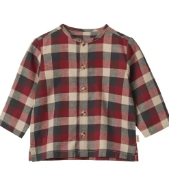 Wheat Skjorte - Shelby - Red Blue Check