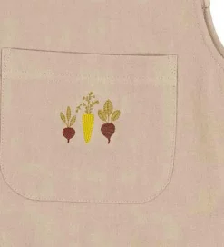 Wheat Sommerdragt - Elif Embroidery - Dark Sand m. Grøntsager