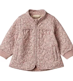 Wheat Termojakke - Thilde - Soft Lavender Flowers