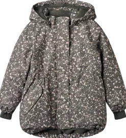 Wheat Vinterjakke - Tove - Black Sea Open Flowers