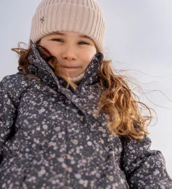 Wheat Vinterjakke - Tove - Black Sea Open Flowers